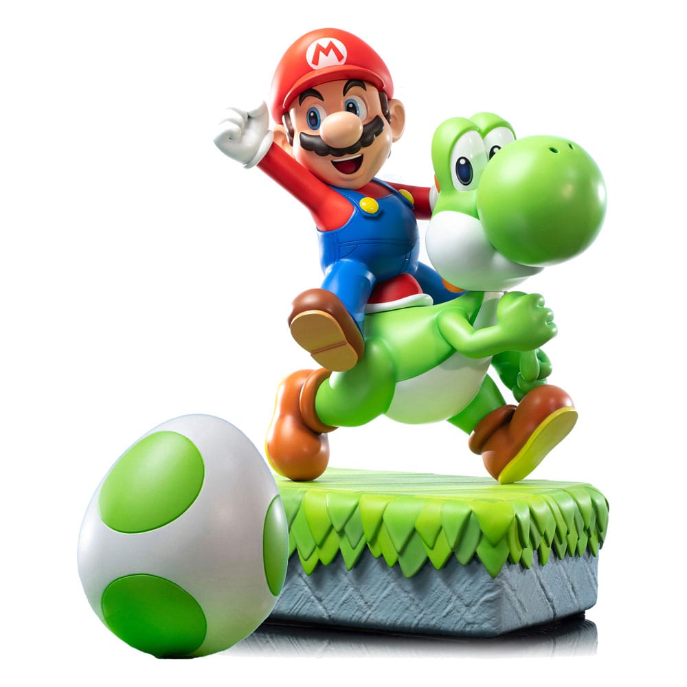 Super Mario Szobor Mario & Yoshi 48 cm