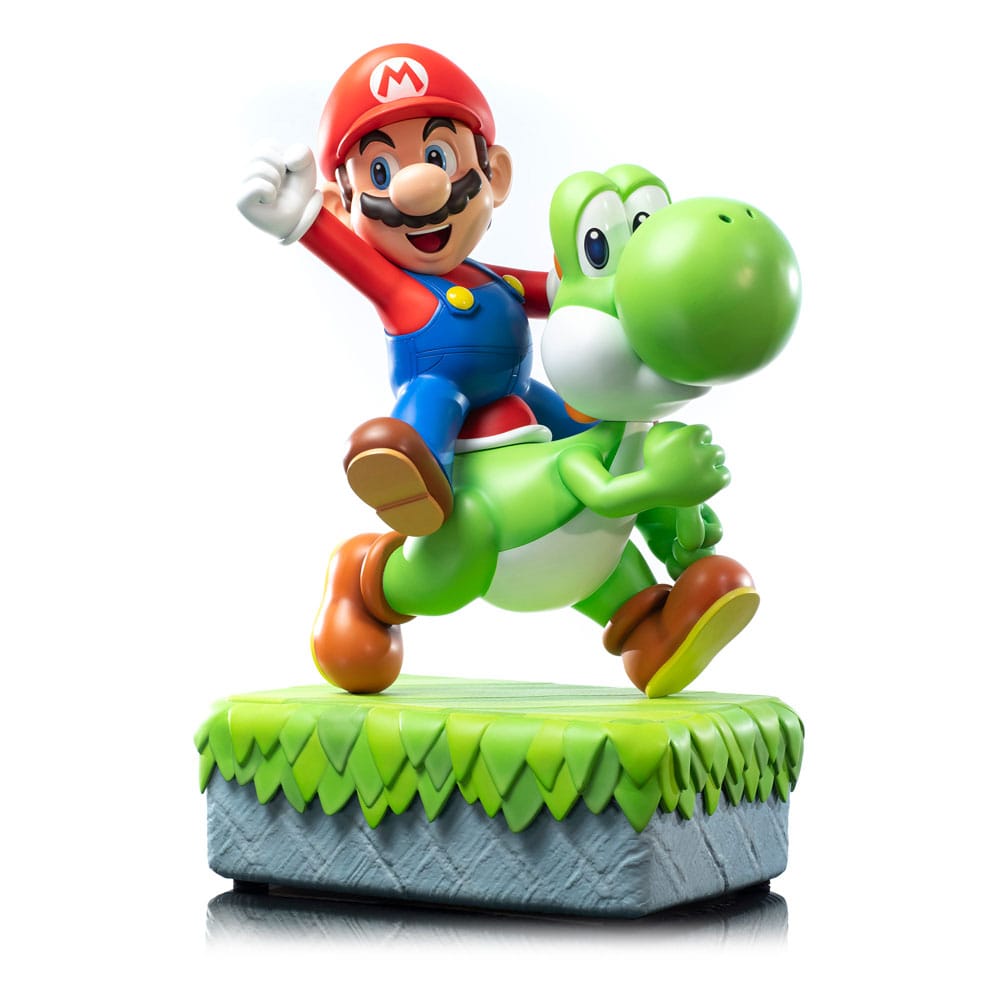 Super Mario Szobor Mario & Yoshi 48 cm
