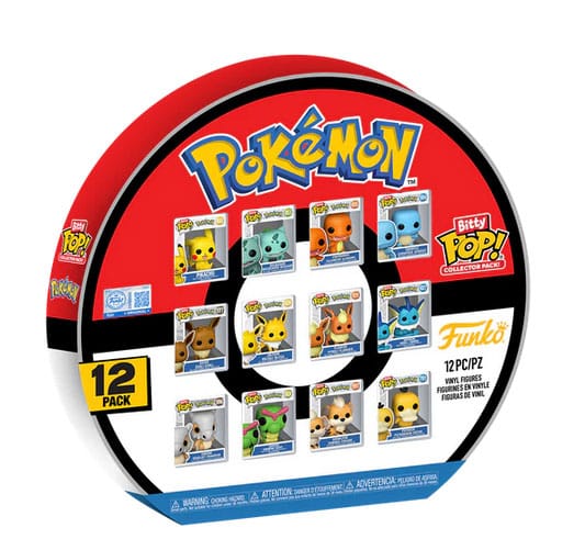 Pokemon Bitty POP! Vinyl Figura  Multipack 2,5 cm Készlet (12)
