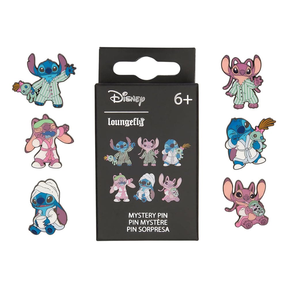 Disney by Loungefly Enamel Pins Blind Doboz Stitch and Angel Készlet (12)