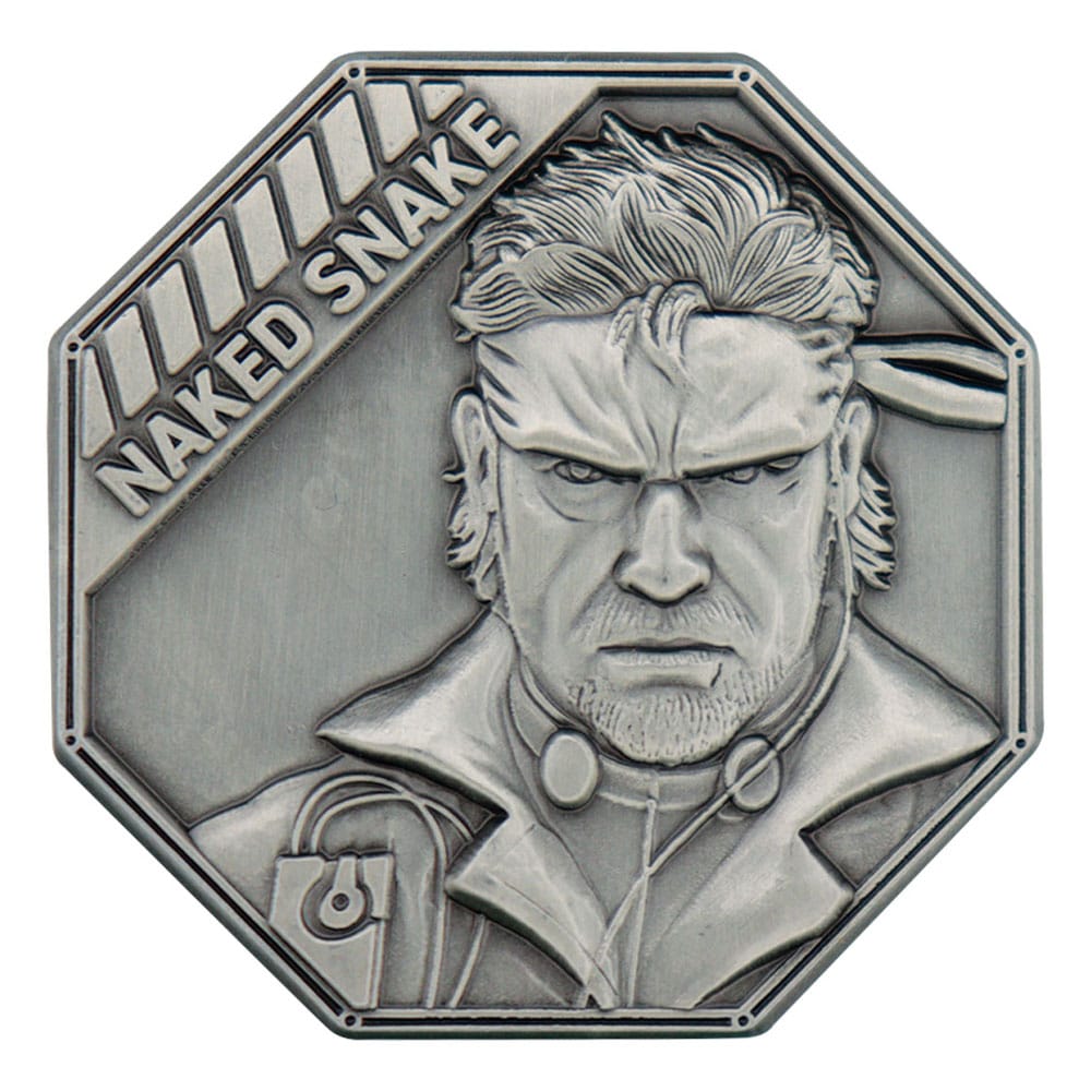 Fém Gear Solid Delta Gyűjthető Érme Naked Snake Limitált Kiadás