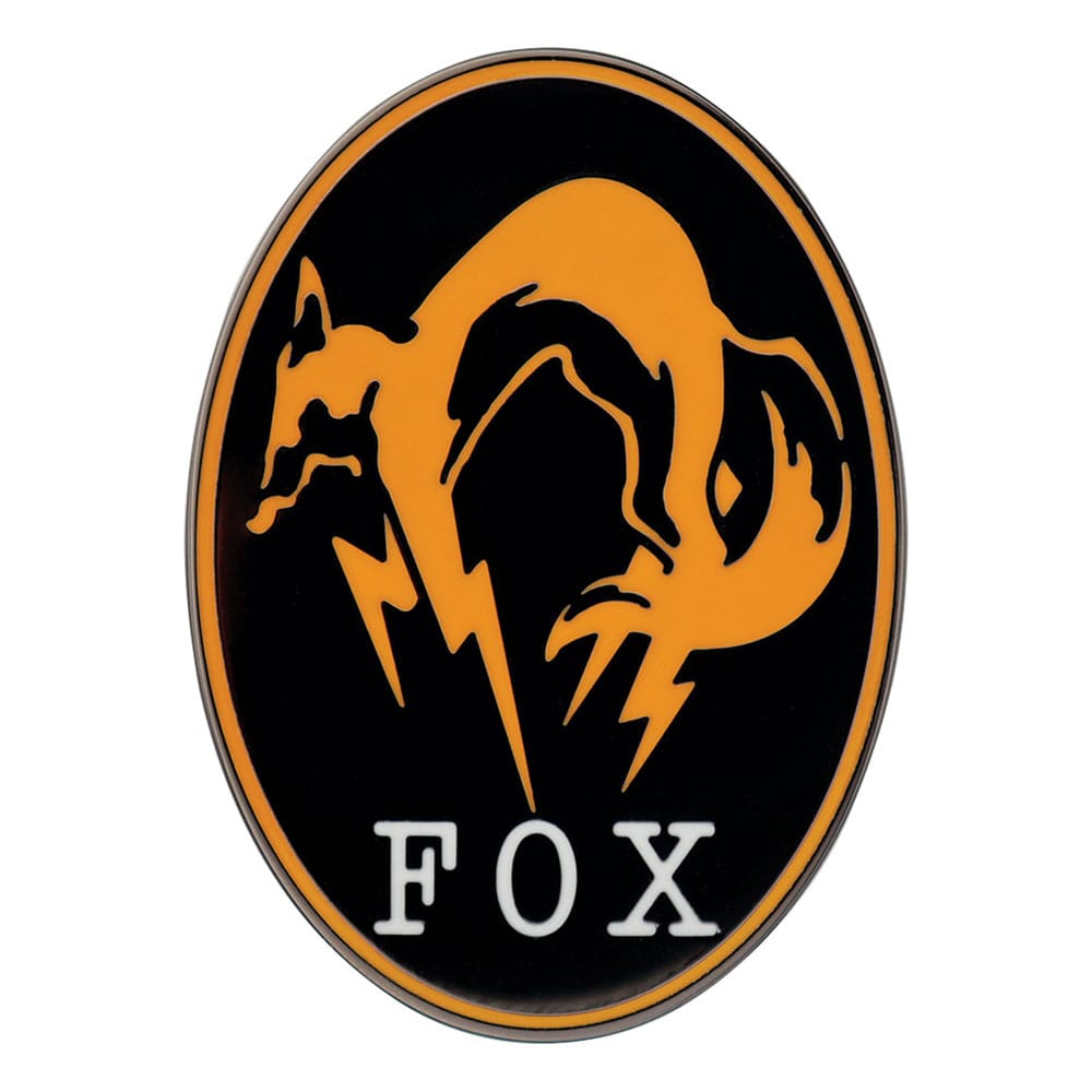 Fém Gear Solid Delta Kitűző Fox Limitált Kiadás