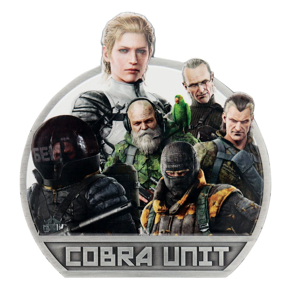 Fém Gear Solid Delta Medál Cobra Unit Limitált Kiadás