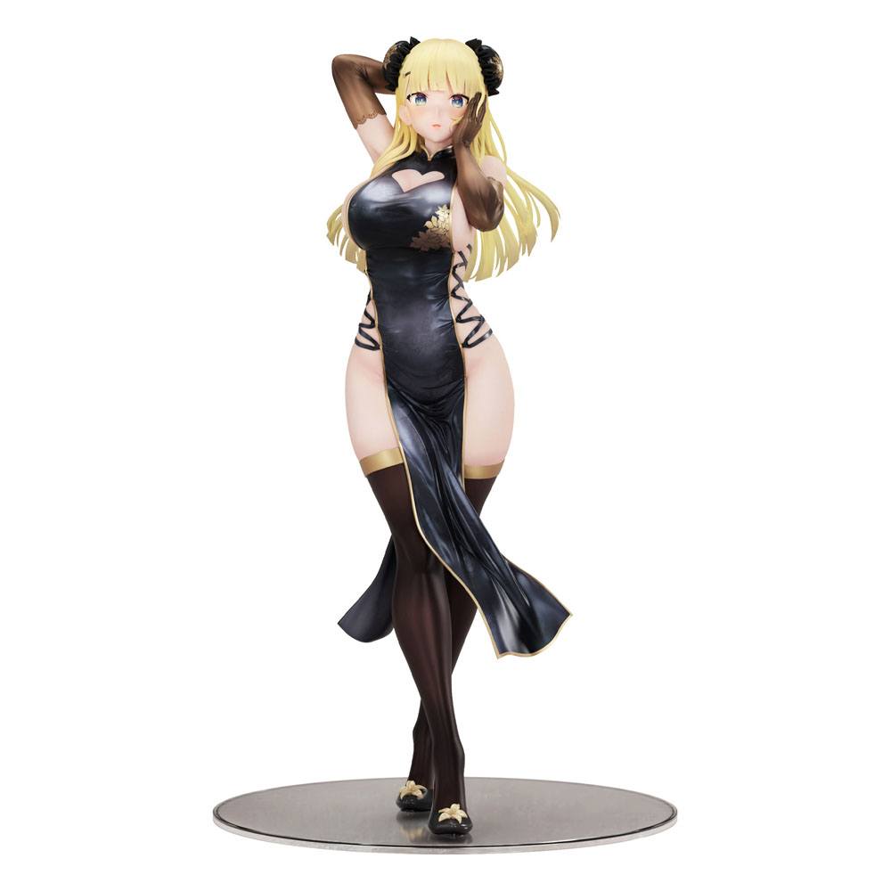 Original Character Szobor 1/7 China Girl Black Ver. Illustrated by Oekakizuki 20 cm