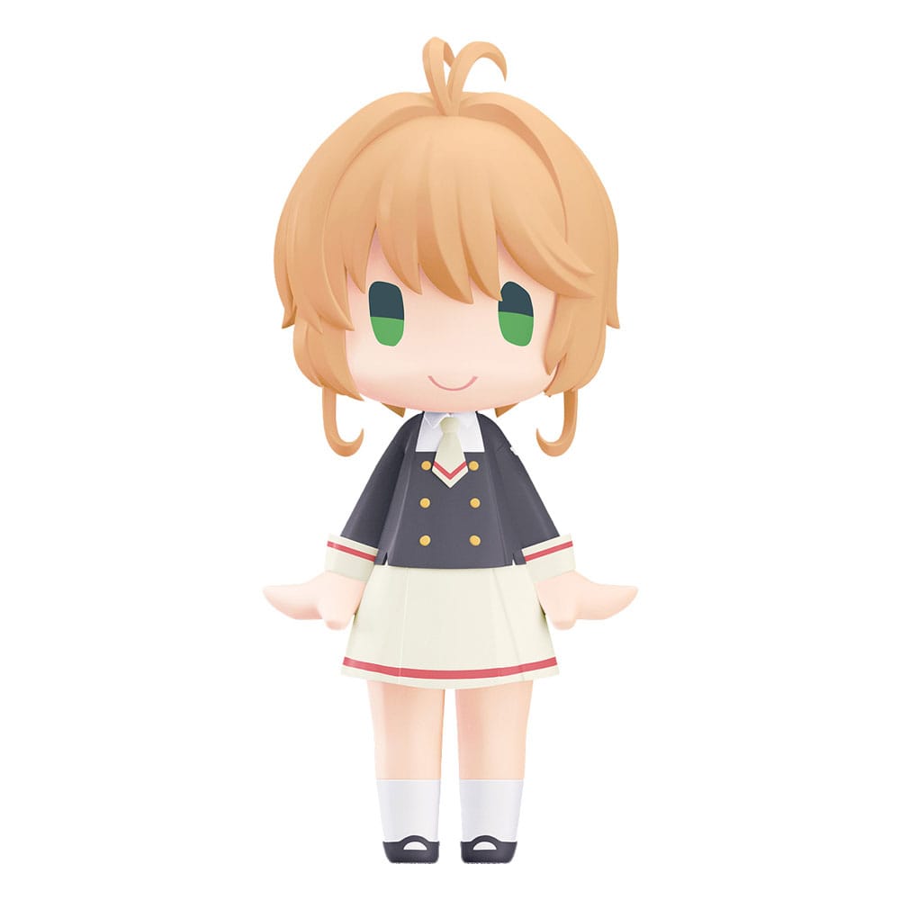 Cardcaptor Sakura: Clear Kártya  Garterbelt HELLO! GOOD SMILE Akciófigura Sakura Kinomoto: Tomoeda Junior High School Uniform Ver. 10 cm