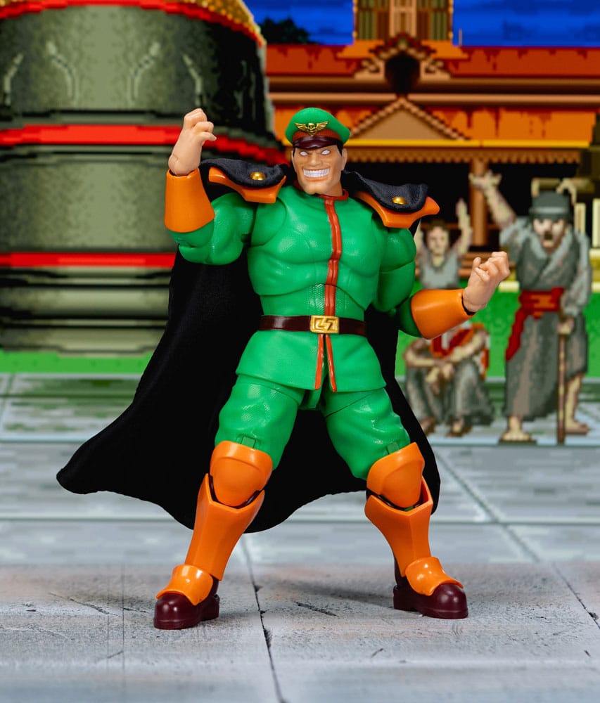 Ultra Street Fighter II: The Final Challengers Akciófigura 1/12 M. Bison Deluxe 15 cm