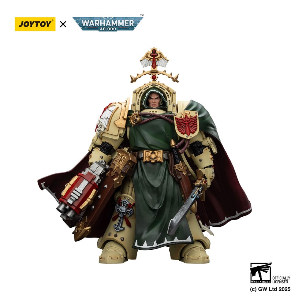 Warhammer 40,000: Dark Angels Akciófigura Belial Grand Master of The Deathwing  the Sword of Silence and Storm Bolter 14 cm