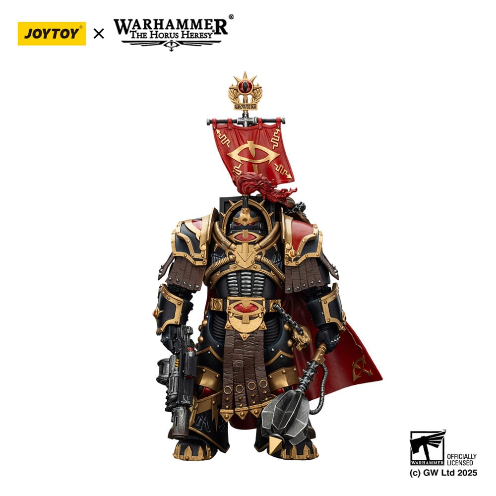 Warhammer 40,000: Sons of Horus Akciófigura Legion Cataphractii Praetorwith Combi-Melta and Power Maul 14 cm