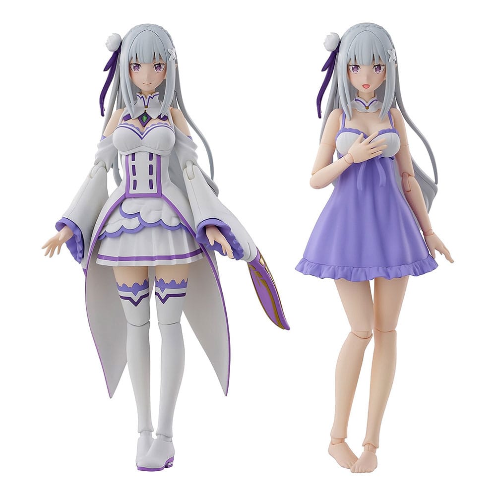 Re:Zero Starting Life in Another World Plastic Modellkészlet Emilia DX Ver. 16 cm