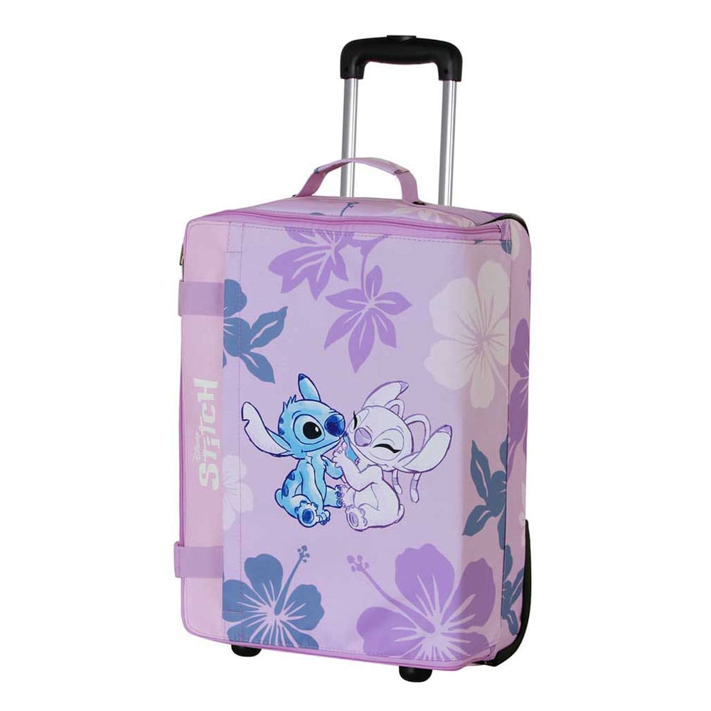 Lilo & Stitch Foldable Cabin Bőrönd Stitch & Angel Pink 52 cm