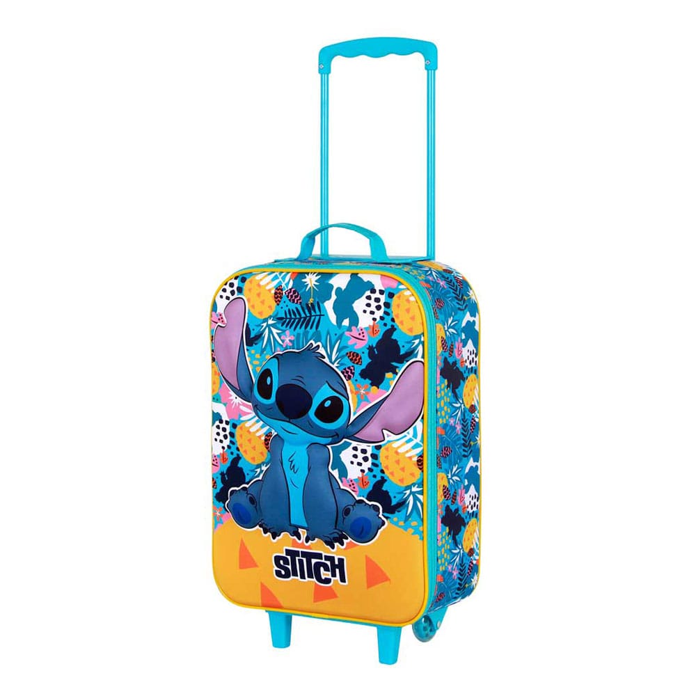 Lilo & Stitch Soft 3D Trolley Bőrönd Stitch Multicolor 52 cm
