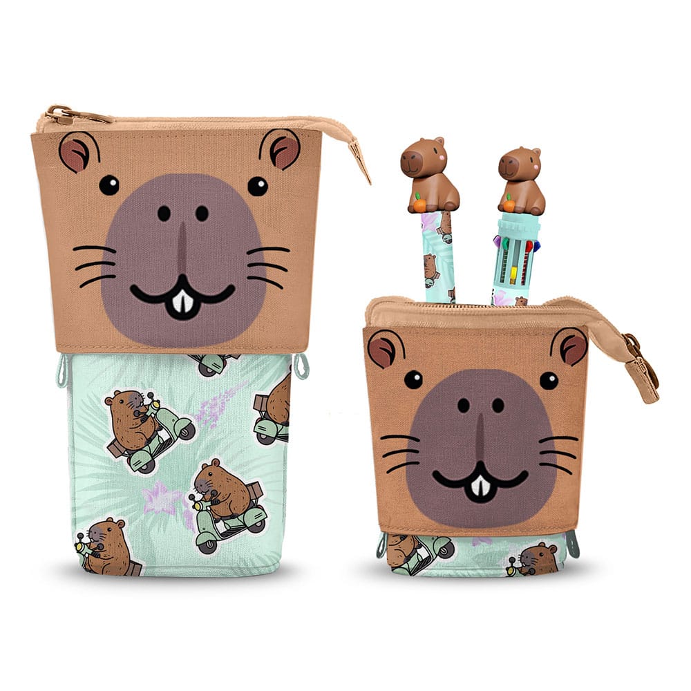 Oh My Pop! Pop Up Pencil  Multicoloured Golyóstoll & Erasable Gel Toll Capybara