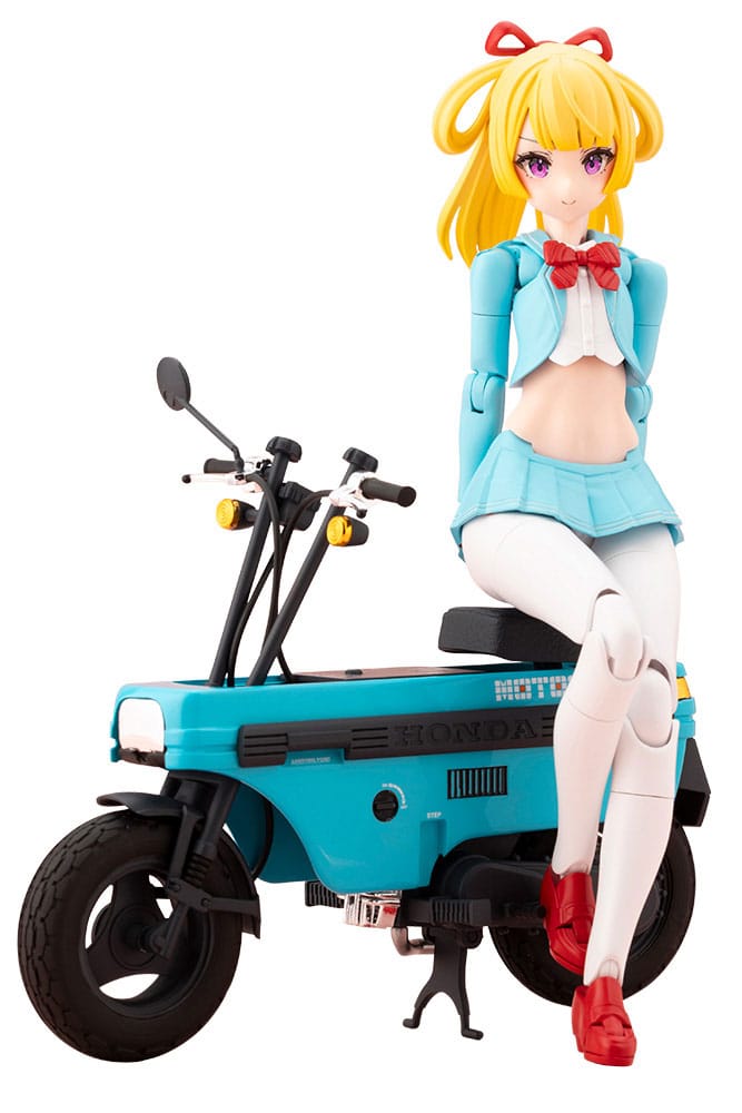 Megami Device Buster Baba Series Plastic Modellkészlet 1/1 Knight Alice  Honda AB12 Motocompo 15 cm