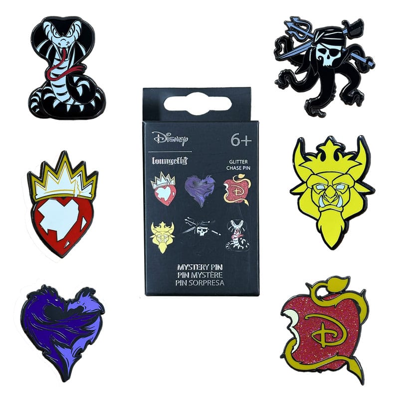 Disney by Loungefly Enamel Pins Blind Doboz Descendants Válogatás (12)