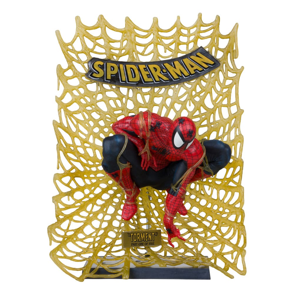Marvel Kollekció PVC Szobor 1/6 Spider-Man (Spider-Man # 1) (Arany Kiadás) (Arany Címkés) 15 cm