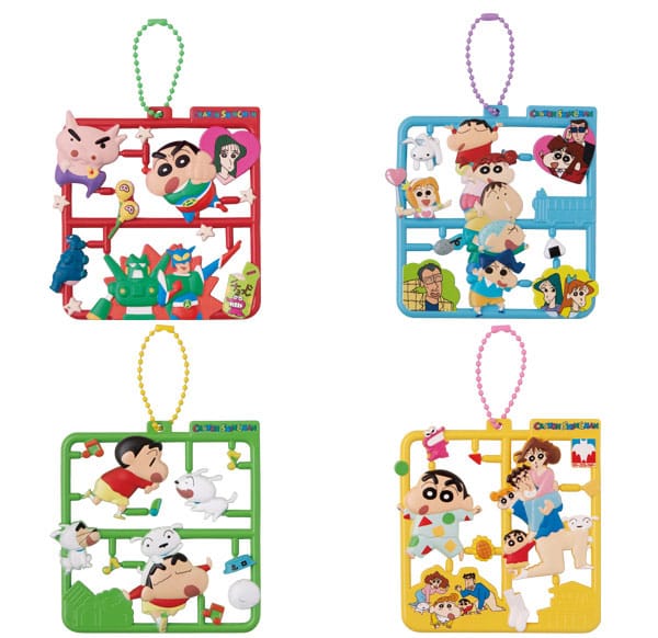 Crayon Shin-chan Plat Kollekció Kulcstartó Válogatás Vol. 2 (4)