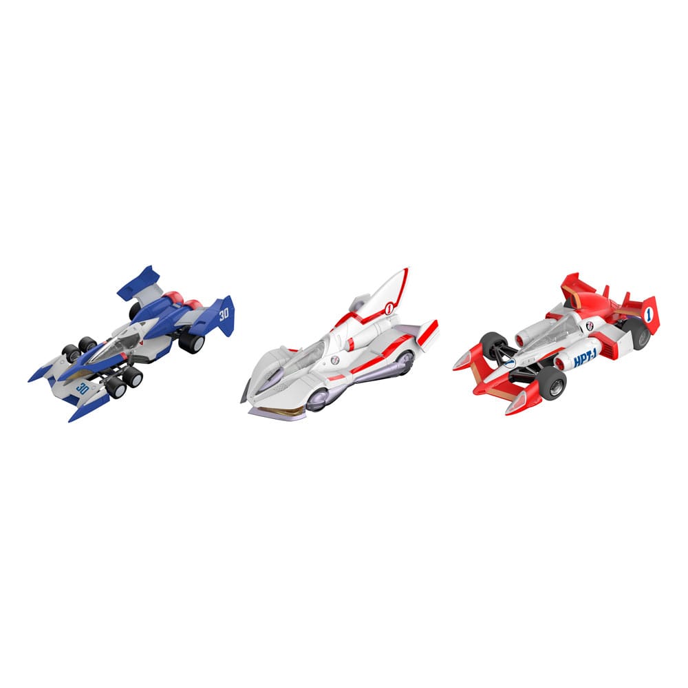 Future GPX Cyber Formula Vehicles 3-as Csomag Super Asurada 01 Circuit Mode & AKnight Savior 005 & Ishzark Renewal Repeat Kiadás 11 cm ( Ajándék)
