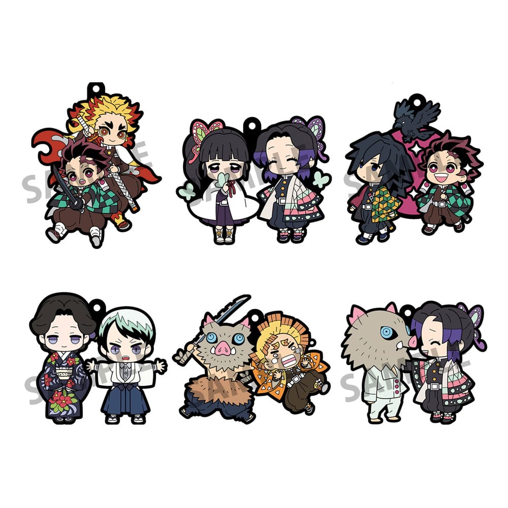 Demon Slayer: Kimetsu no Yaiba Rubber Mascot 6 cm Válogatás Vol. 4 (6)