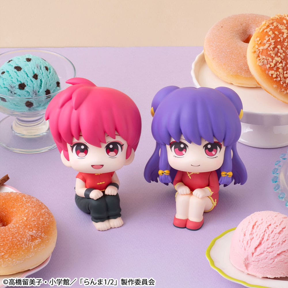 Ranma 1/2 Look Up PVC Szobor Ranma & Shampoo 11 cm ( Ajándék)
