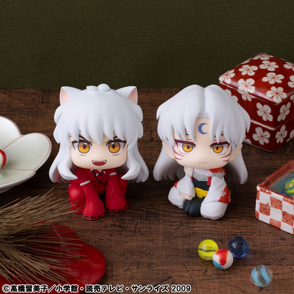 Inuyasha Look Up PVC Szobor Inuyasha & Sesshomaru 11 cm ( Ajándék)