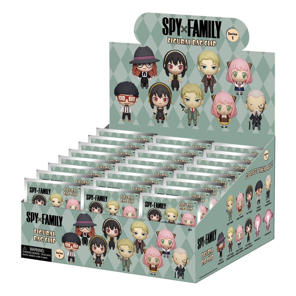 Spy x Family 3D Foam Táska Clips Series 1 Készlet (24)