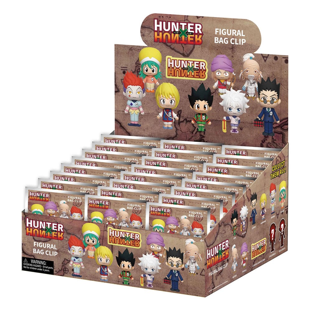 Hunter x Hunter 3D Foam Táska Clips Series 1 Készlet (24)