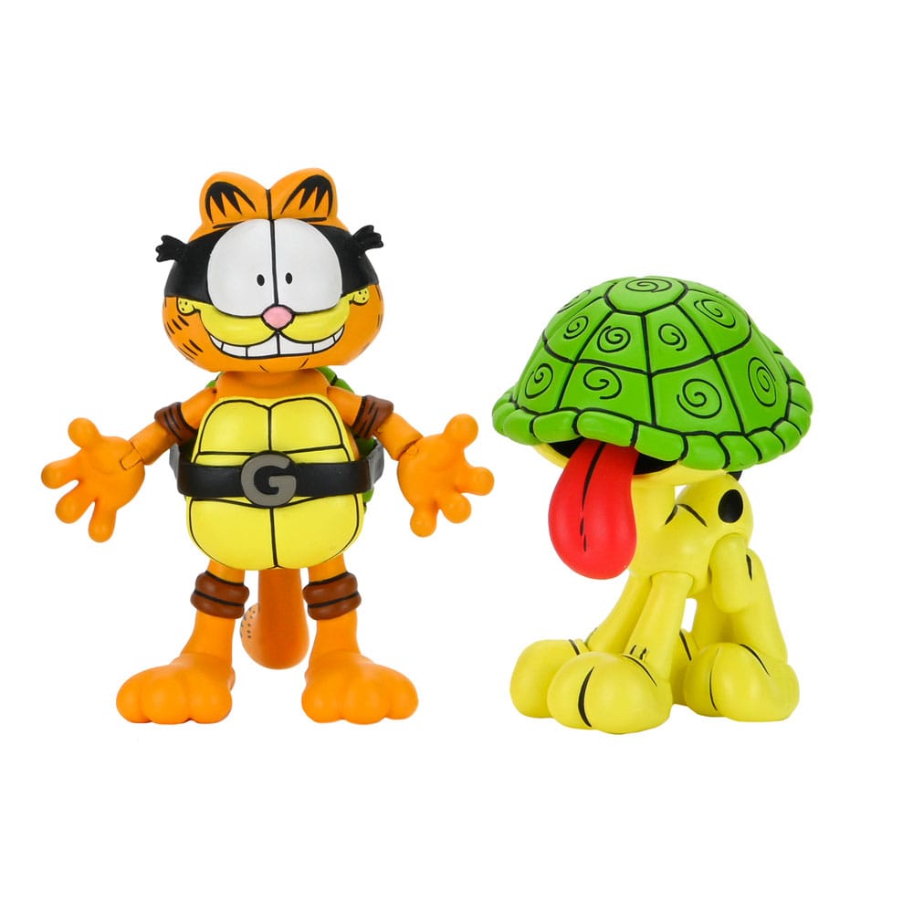 Teenage Mutant Ninja Turtles (Archie Comics) x Garfield Akciófigura 2-Csomag Ultimate Garfello & Odie 10 cm