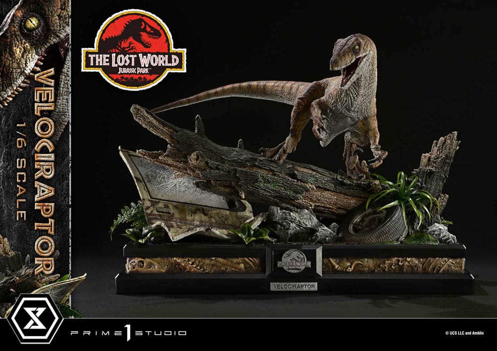 Jurassic Park II Legacy Museum Kollekció Szobor 1/6 Velociraptor Bonus Verzió 41 cm