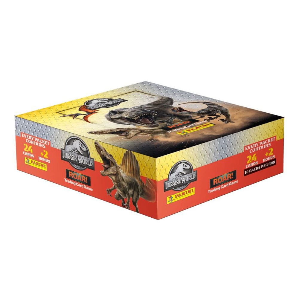 Jurassic World Roar Gyűjthető Kártyák Fat Packs Készlet (10)