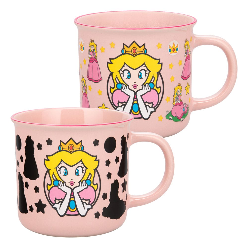 Super Mario Heat Hőváltó Bögre Princess Peach