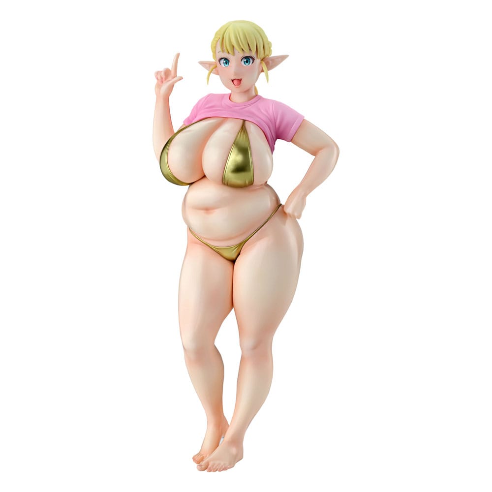 Plus-Sized Elf PVC Szobor 1/7 Elfuda Arany Ver. 26 cm