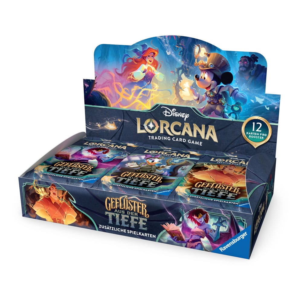 Disney Lorcana TCG Geflüster aus der Tiefe Booster Készlet (24) *Német Nyelvű Kiadás*