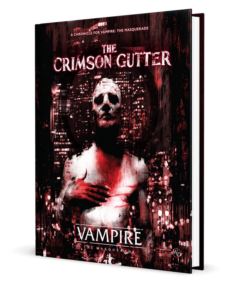 Vampire: The Masquerade 5th Kiadás RPG Könyv The Crimson Gutter Chronicle Könyv *Englische Verzió*