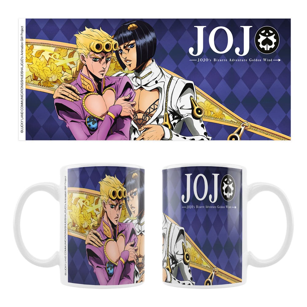 JoJo´s Bizarre Adventure Part 5: Golden Wind Kerámia Bögre Giorno & Bruno