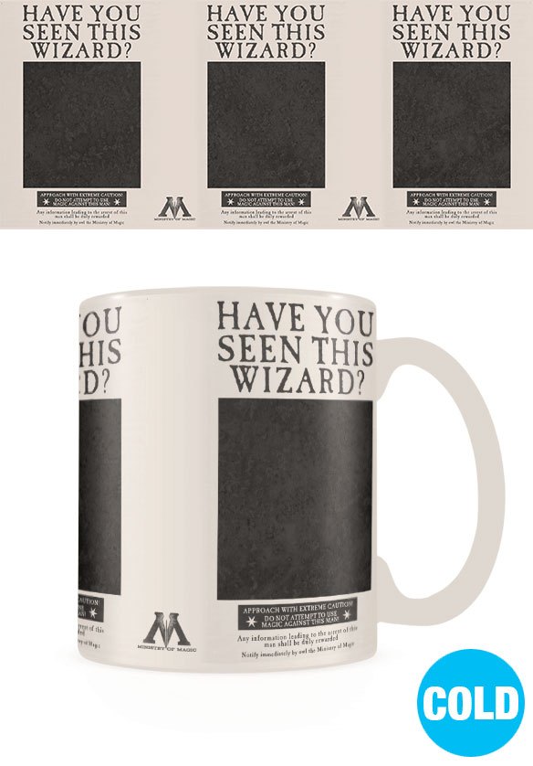 Harry Potter Heat Hőváltó Bögre Wanted Sirius Black