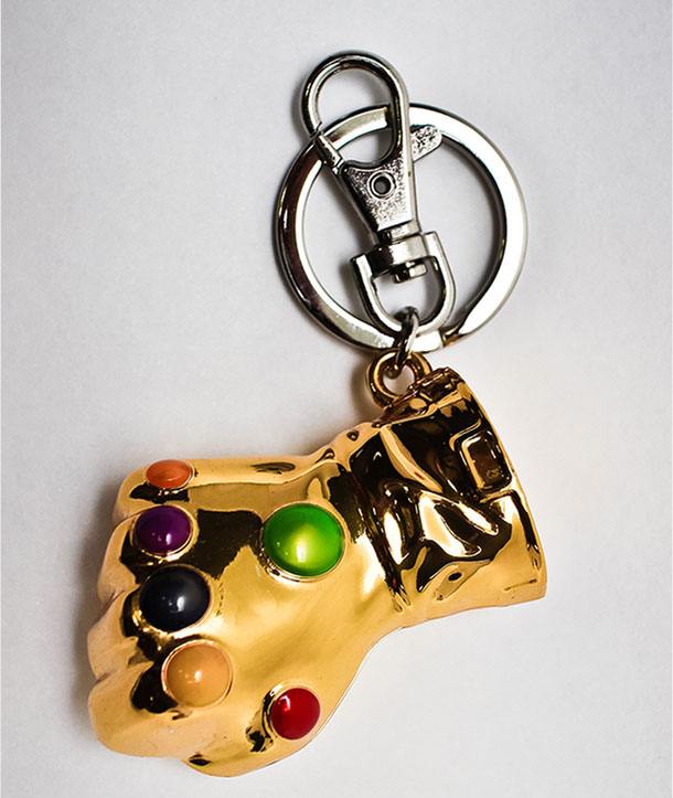 Marvel Comics Fém Kulcstartó Infinity Gauntlet