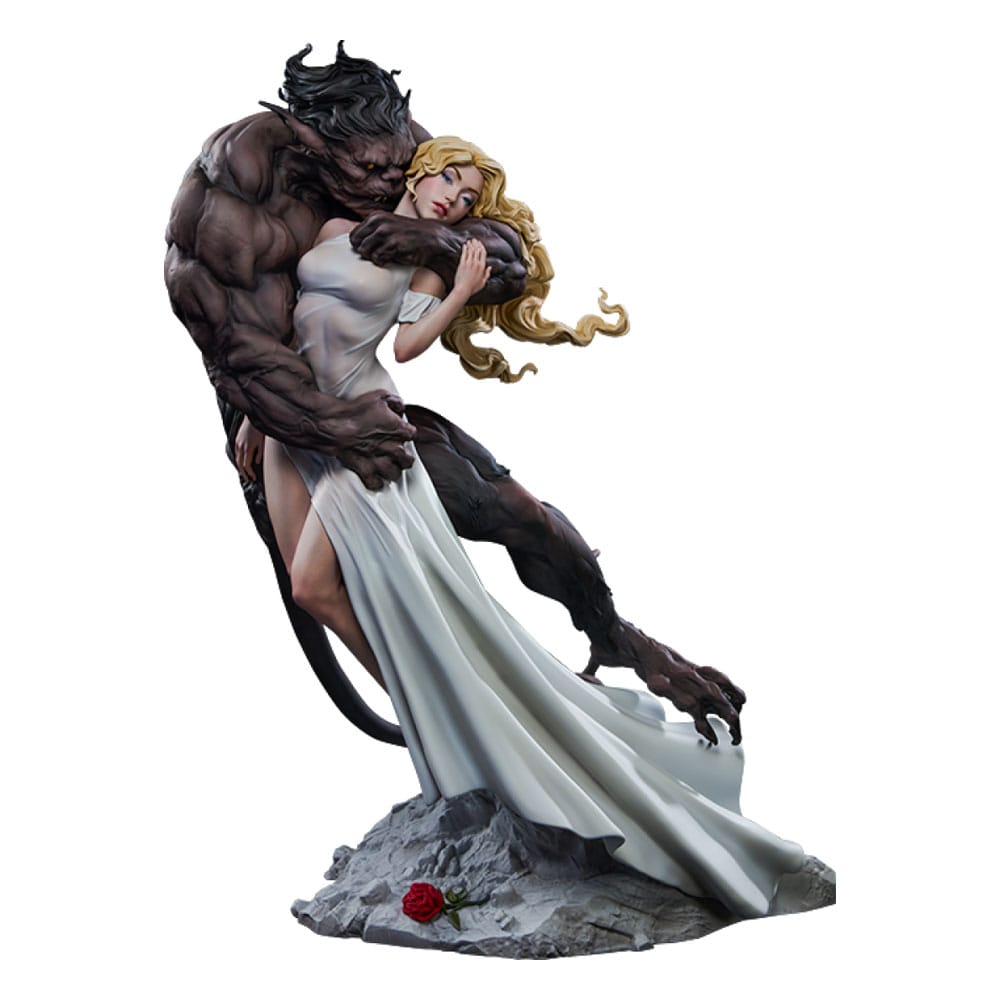 Original Artist Series Szobor Beauty and the Beast by Maria Panfilova 46 cm