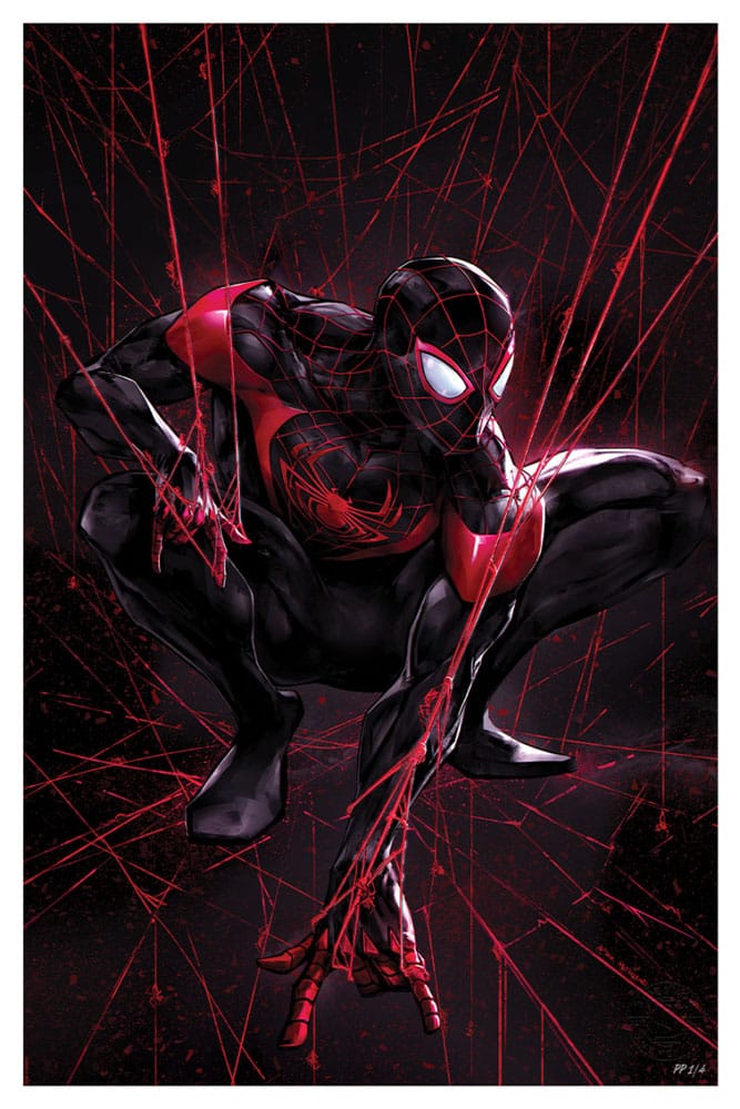 Marvel Art Print Spider-Man Miles Morales 61 x 41 cm – Keret Nélkül