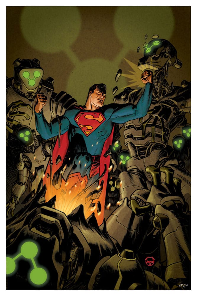DC Comics Art Print Superman Space Age 61 x 41 cm – Keret Nélkül