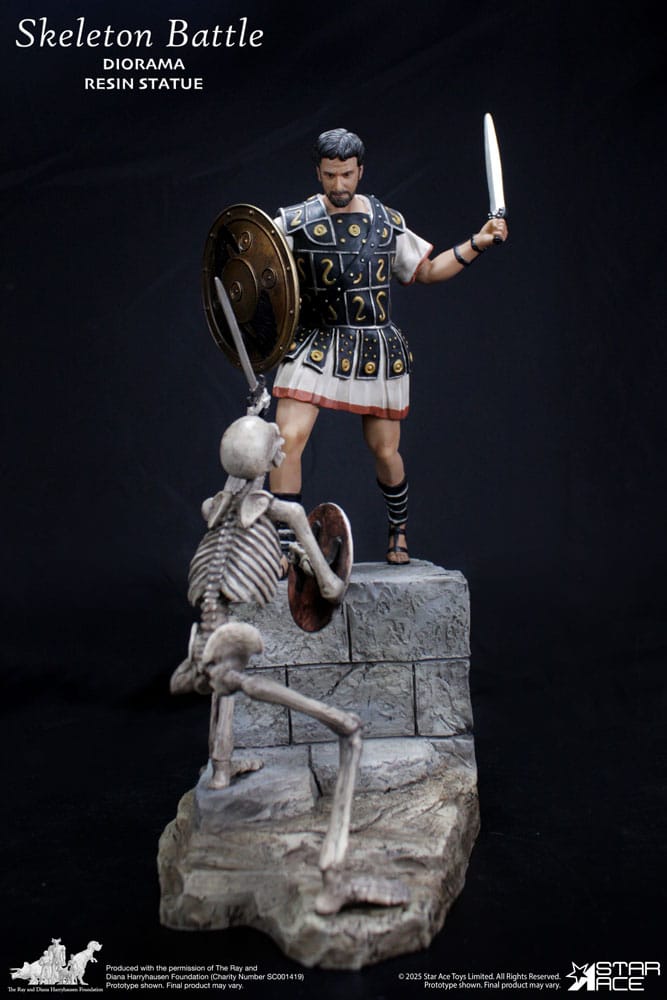 Ray Harryhausen Dioráma 1/8 Skeleton Battle Scene 30 cm
