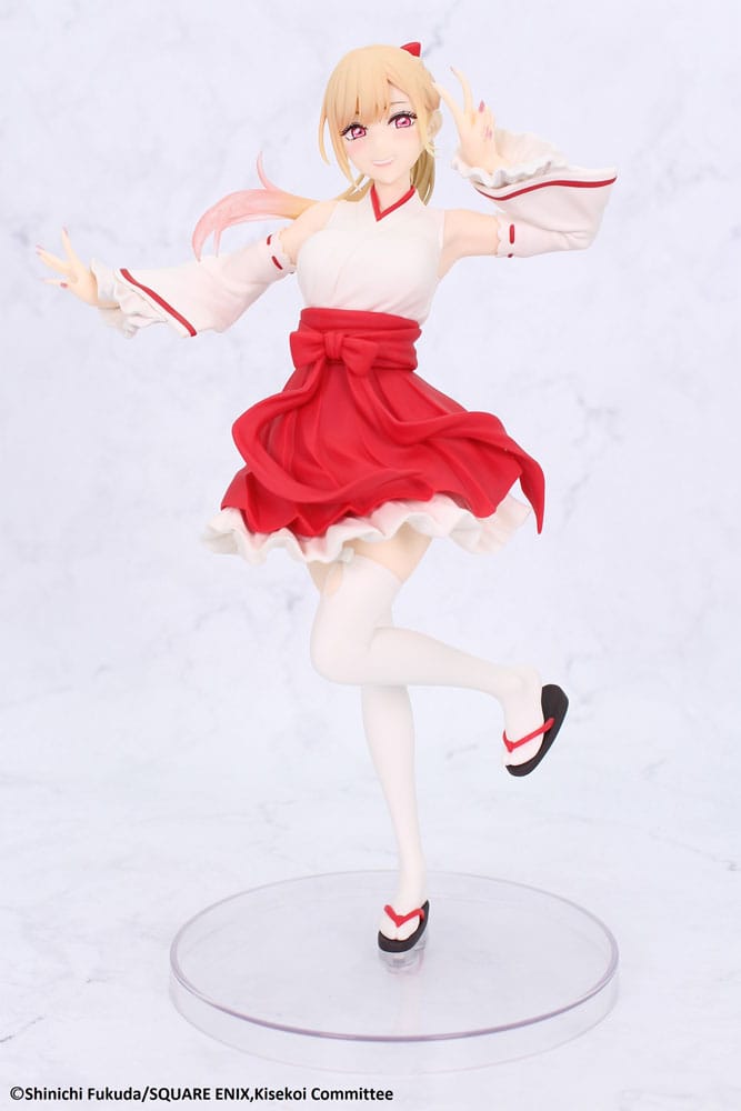 My Dress-Up Darling Vivit PVC Szobor Marin Kitagawa Shrine Maiden Ver. heo Exkluzív 20 cm