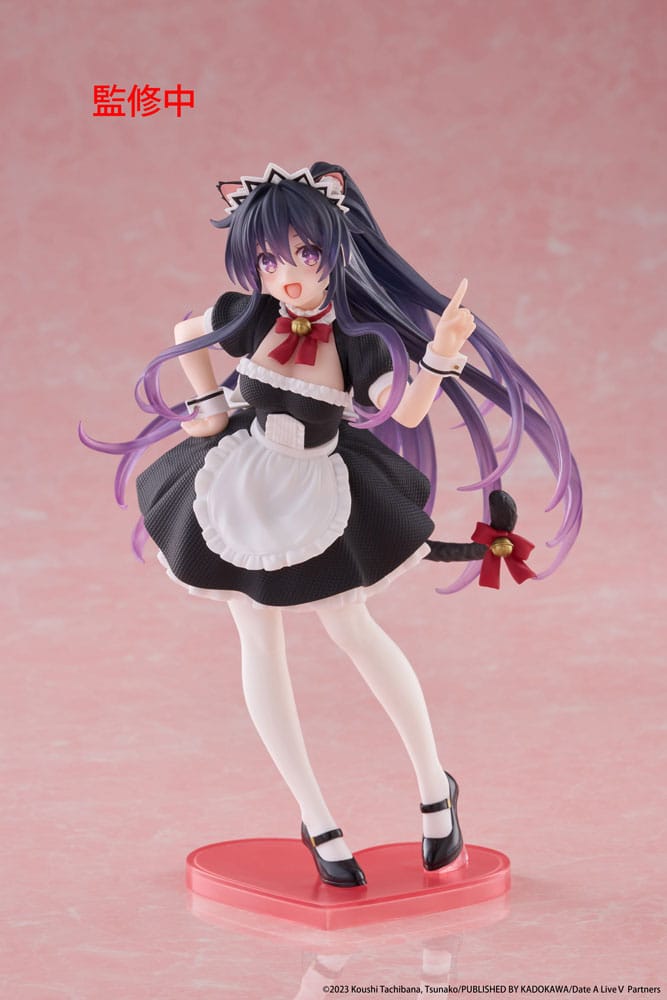 Date A Live V Coreful PVC Szobor Tohka Yatogami Cat Ear Maid Ver. 18 cm