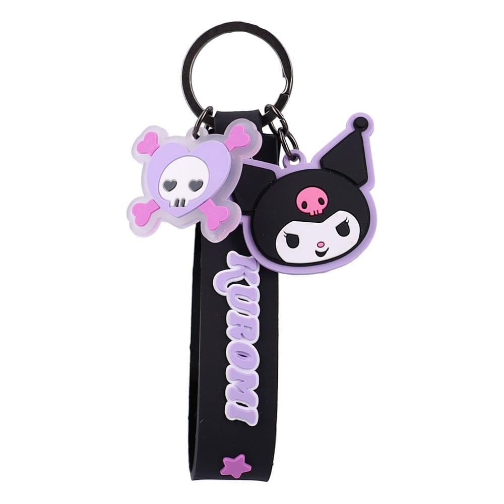 Sanrio Kulcstartó Hello Kitty & Friends FunKey Chains Black