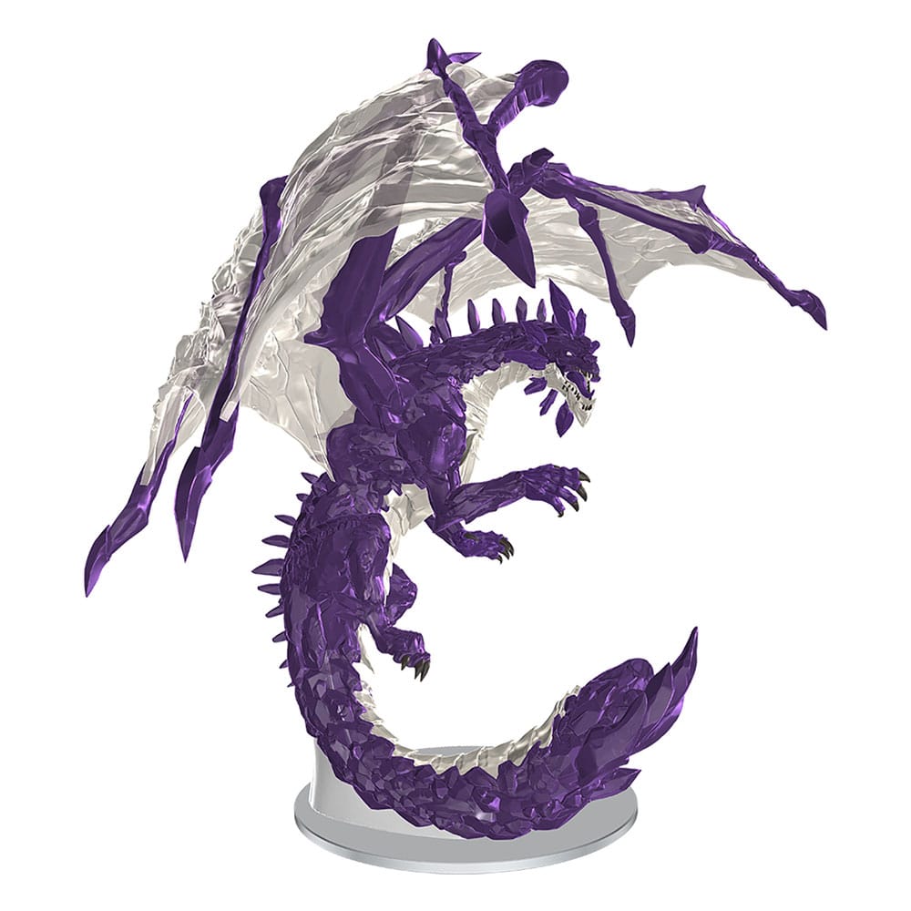 D&D Icons of the Realms Boxed Előre Festett Miniatures Felnőtt Amethyst Dragon 38 cm