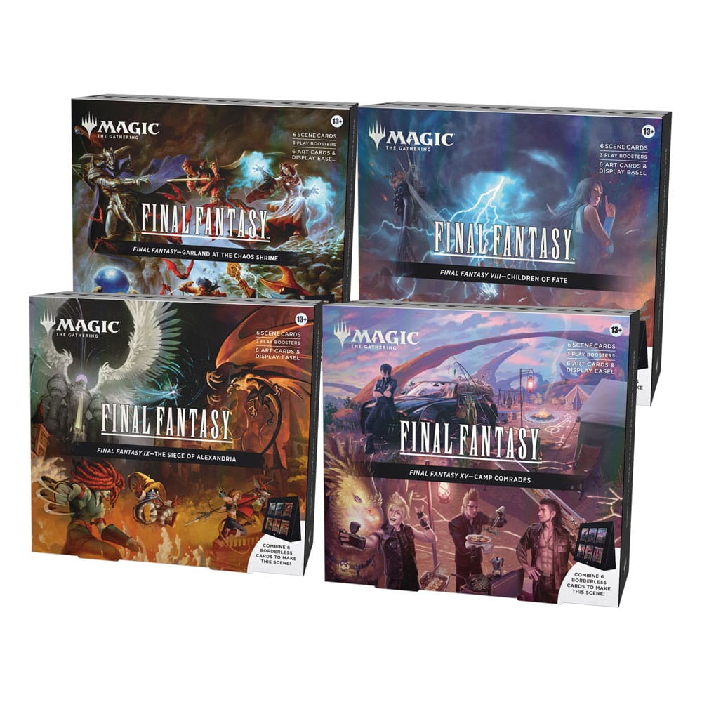 Magic the Gathering Final Fantasy Scene Doboz Készlet (4) Angol Nyelvű