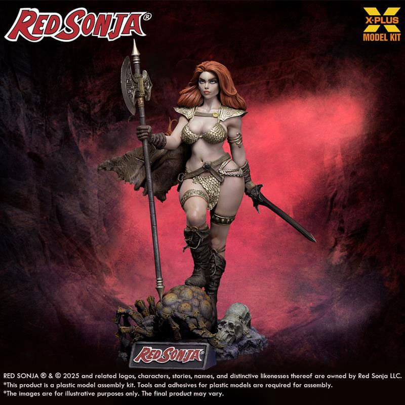 Red Sonja Plastic Modellkészlet 1/8 Red Sonja reissue 27 cm