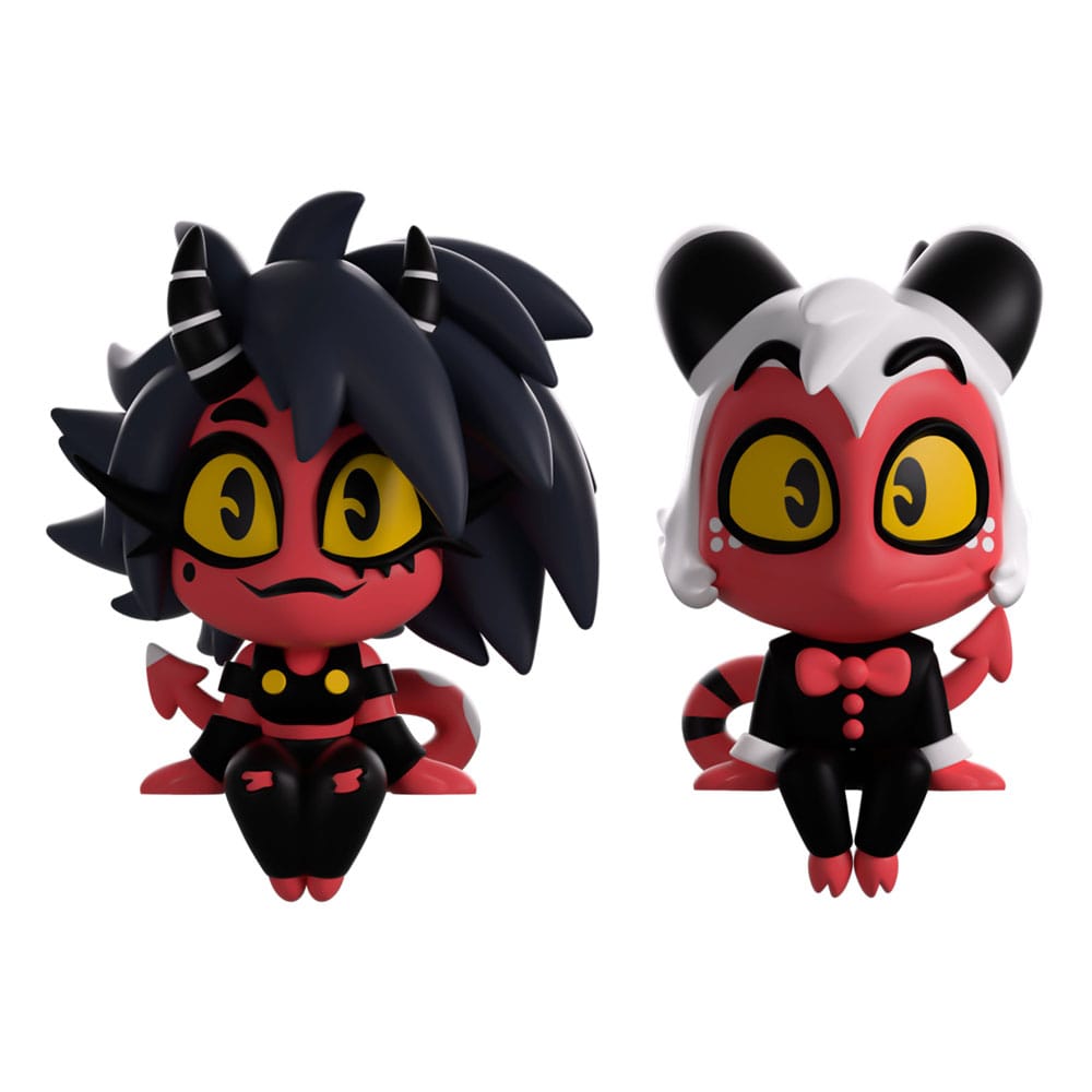 Helluva Boss Vinyl Figurák Millie & Moxxie Monitor Buddiez