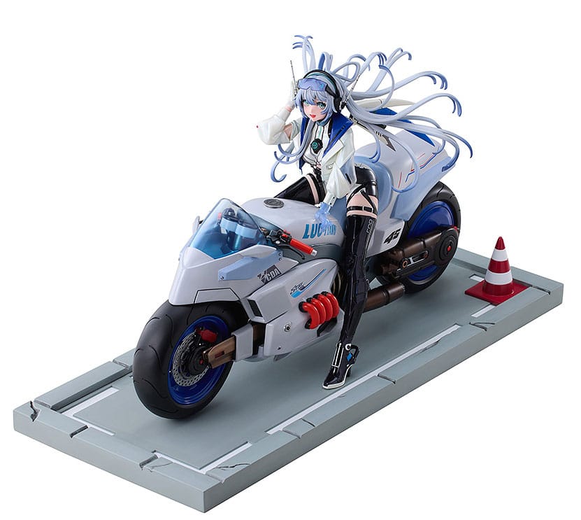Vsinger PVC Szobor 1/7 Vsinger Luo Tianyi Retro-Future Storm Driver Ver. 23 cm