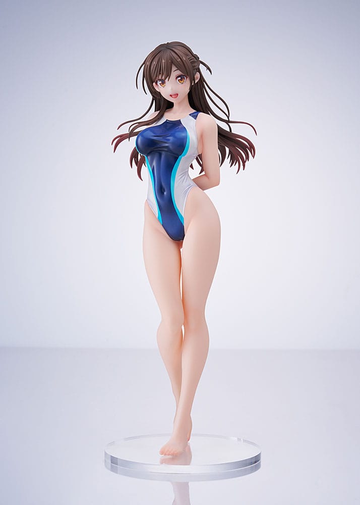 Rent-a-Girlfriend PVC Szobor 1/7 Chizuru Mizuhara Lámpa Blue Line Swimwear Ver. 25 cm