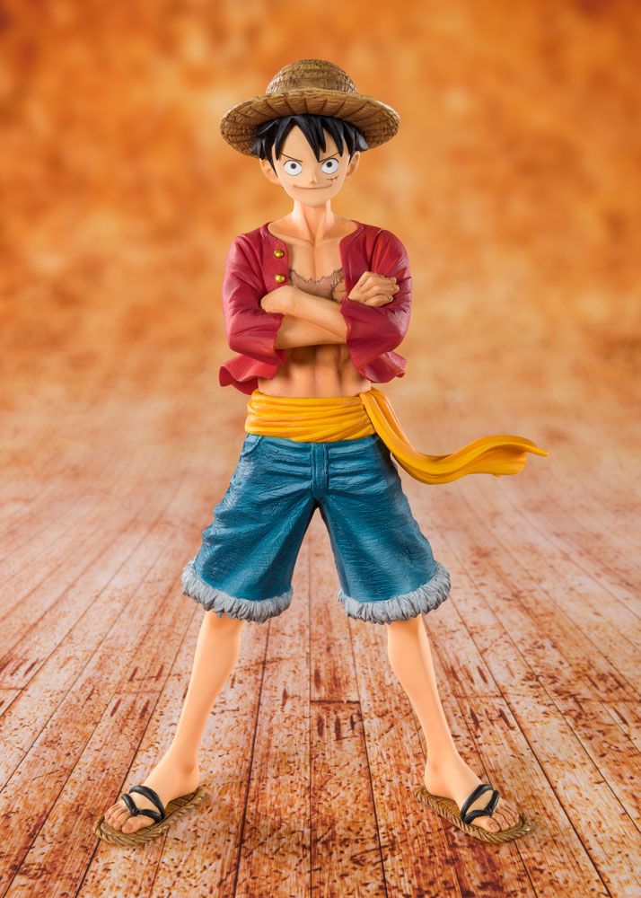 One Piece FiguartsZERO PVC Szobor Szívószál Sapka Luffy 14 cm